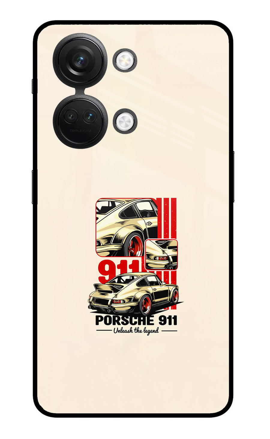 Classic Porsche 911 OnePlus Nord 3 5G Back Cover, Metal case