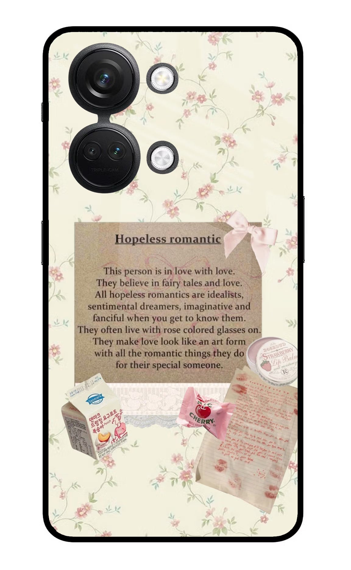 Hopeless Romantic OnePlus Nord 3 5G Glass Case Back Cover by Casekaro