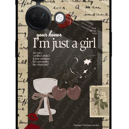 I am just a girl OnePlus Nord 3 5G Glass Case