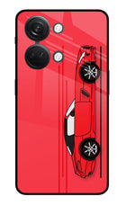 Red Velocity OnePlus Nord 3 5G Glass Case