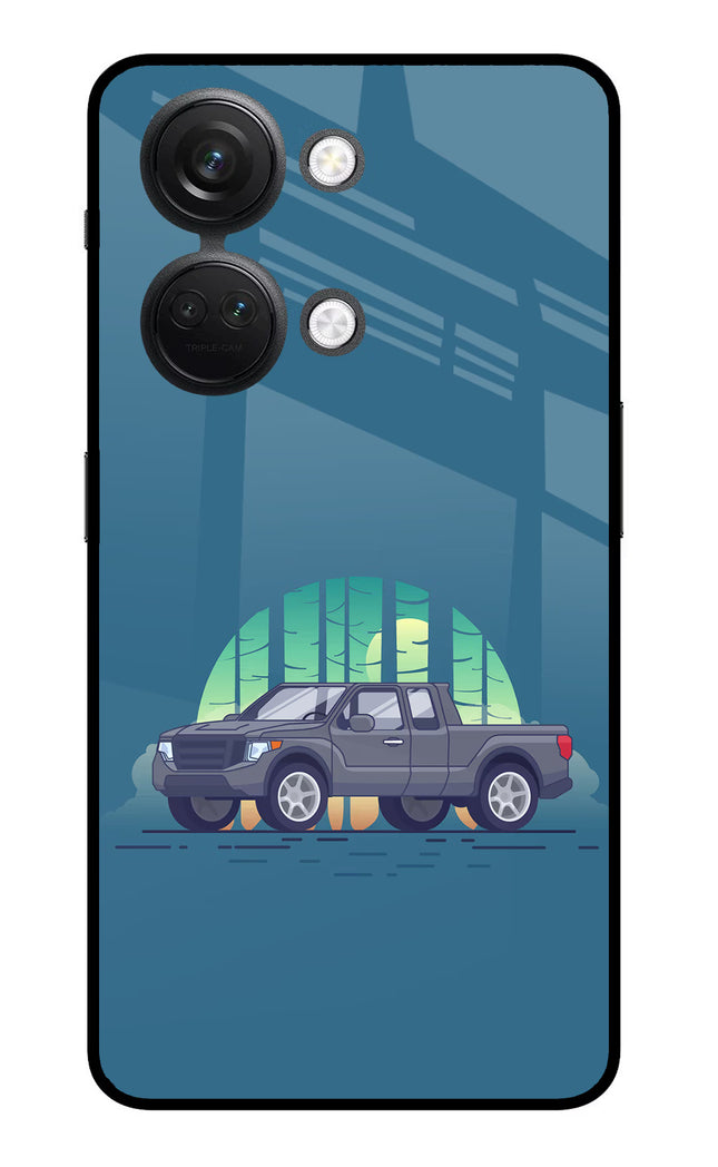 Retro Garage Vibe OnePlus Nord 3 5G Glass Case