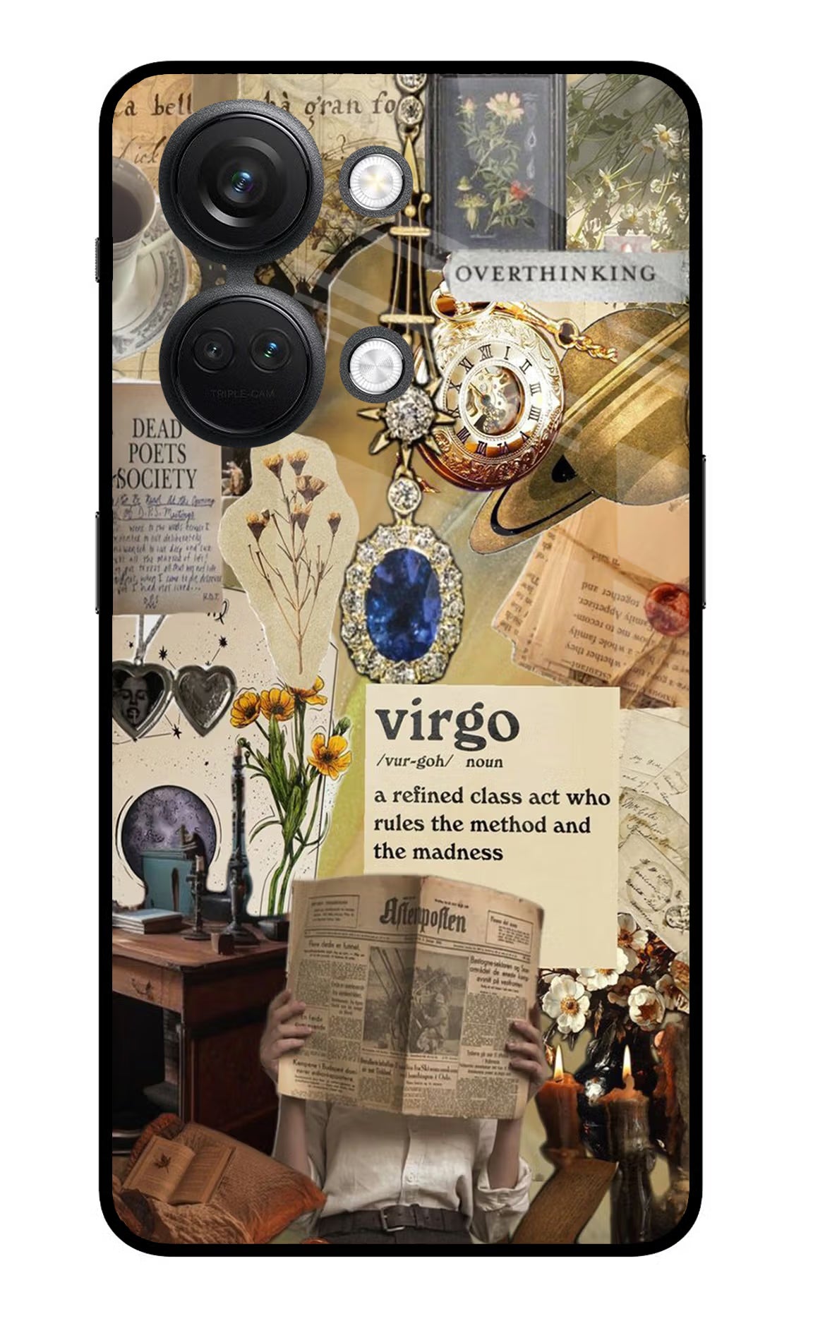 Virgo Zodiac OnePlus Nord 3 5G Glass Case Back Cover by Casekaro