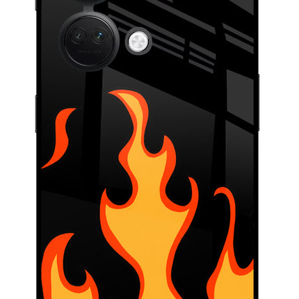 Fired Up – Black OnePlus Nord 3 5G Glass Case