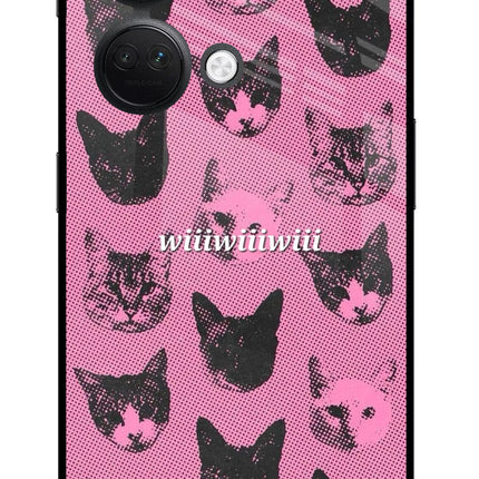 Pink Cats OnePlus Nord 3 5G Glass Case