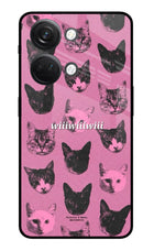 Pink Cats OnePlus Nord 3 5G Glass Case