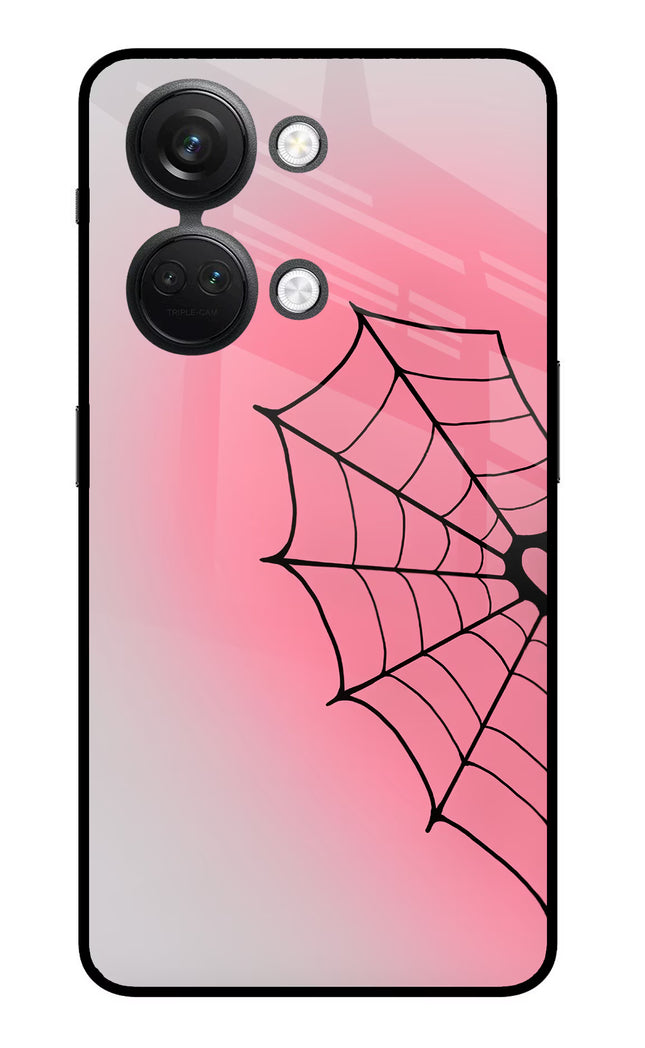 Pink Web OnePlus Nord 3 5G Glass Case