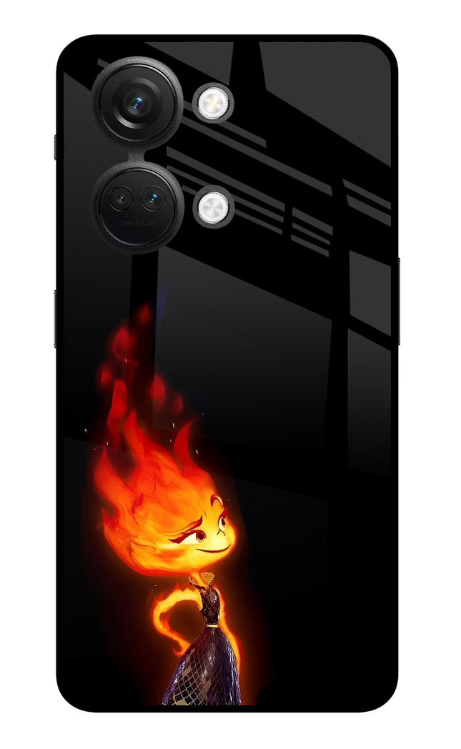 Ember Flame OnePlus Nord 3 5G Glass Case