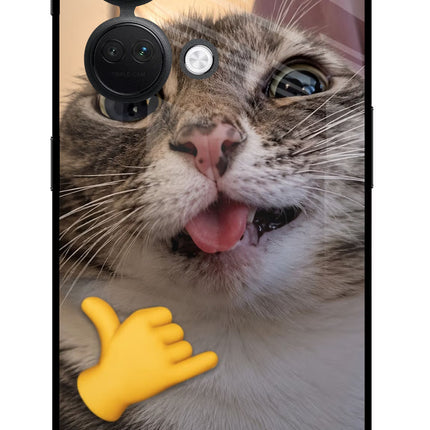 Silly Cat Call OnePlus Nord 3 5G Glass Case