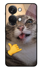 Silly Cat Call OnePlus Nord 3 5G Glass Case
