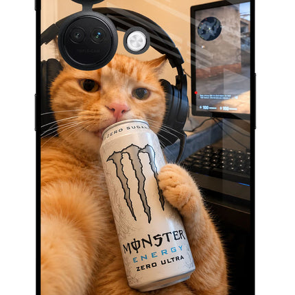 Gamer Cat Energy OnePlus Nord 3 5G Glass Case