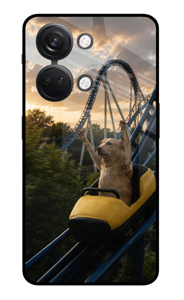 Rollercoaster Dog OnePlus Nord 3 5G Glass Case