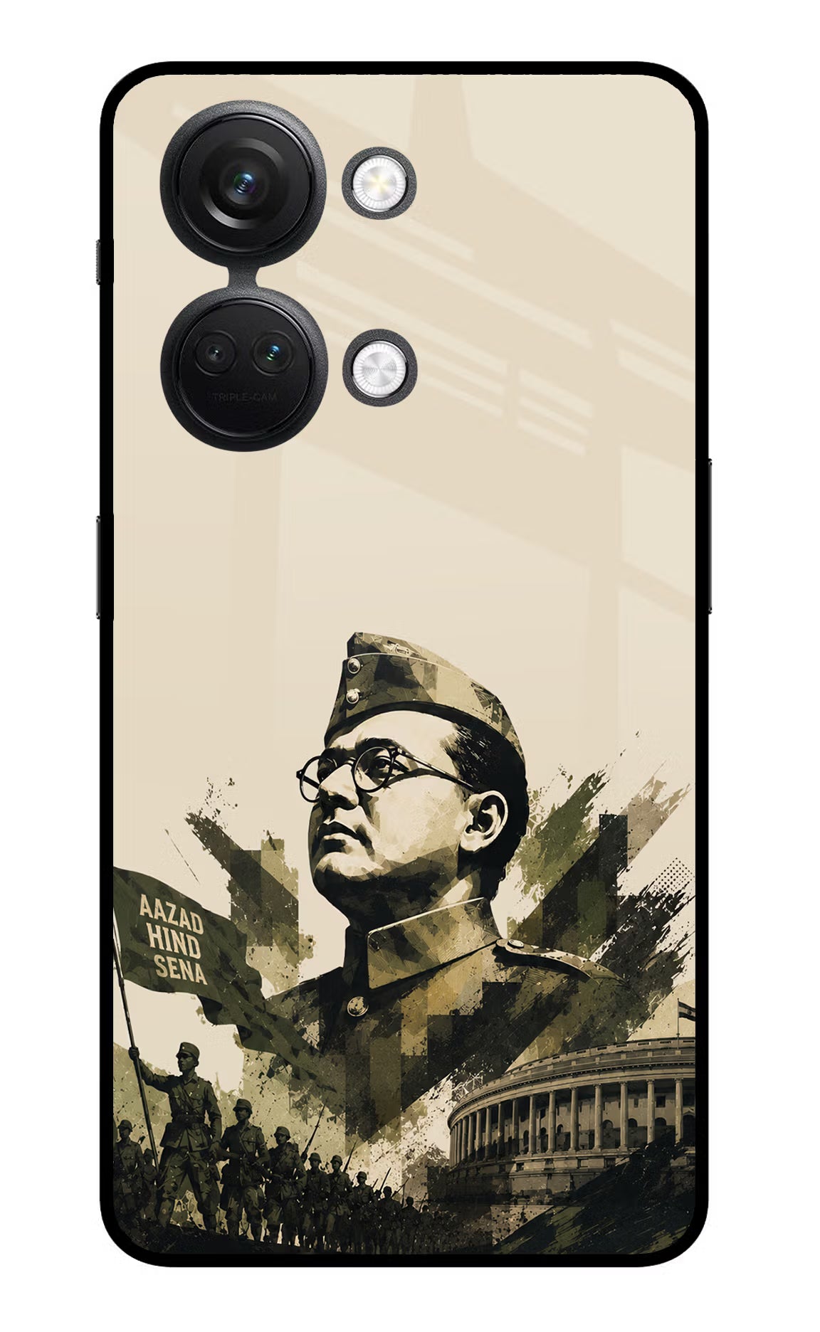 Netaji Rising OnePlus Nord 3 5G Glass Case