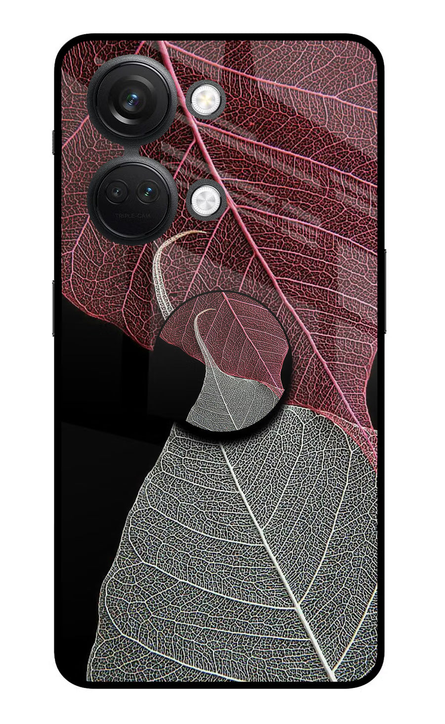 Leaf Pattern OnePlus Nord 3 5G Pop Case, Metal case