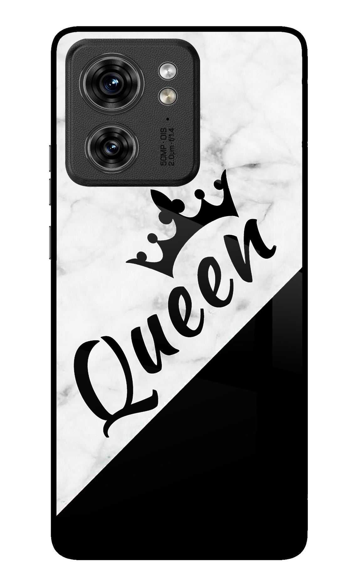 Queen Moto Edge 40 Glass Case