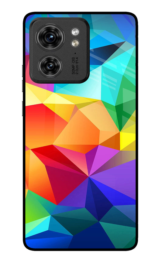 Abstract Pattern Moto Edge 40 Glass Case