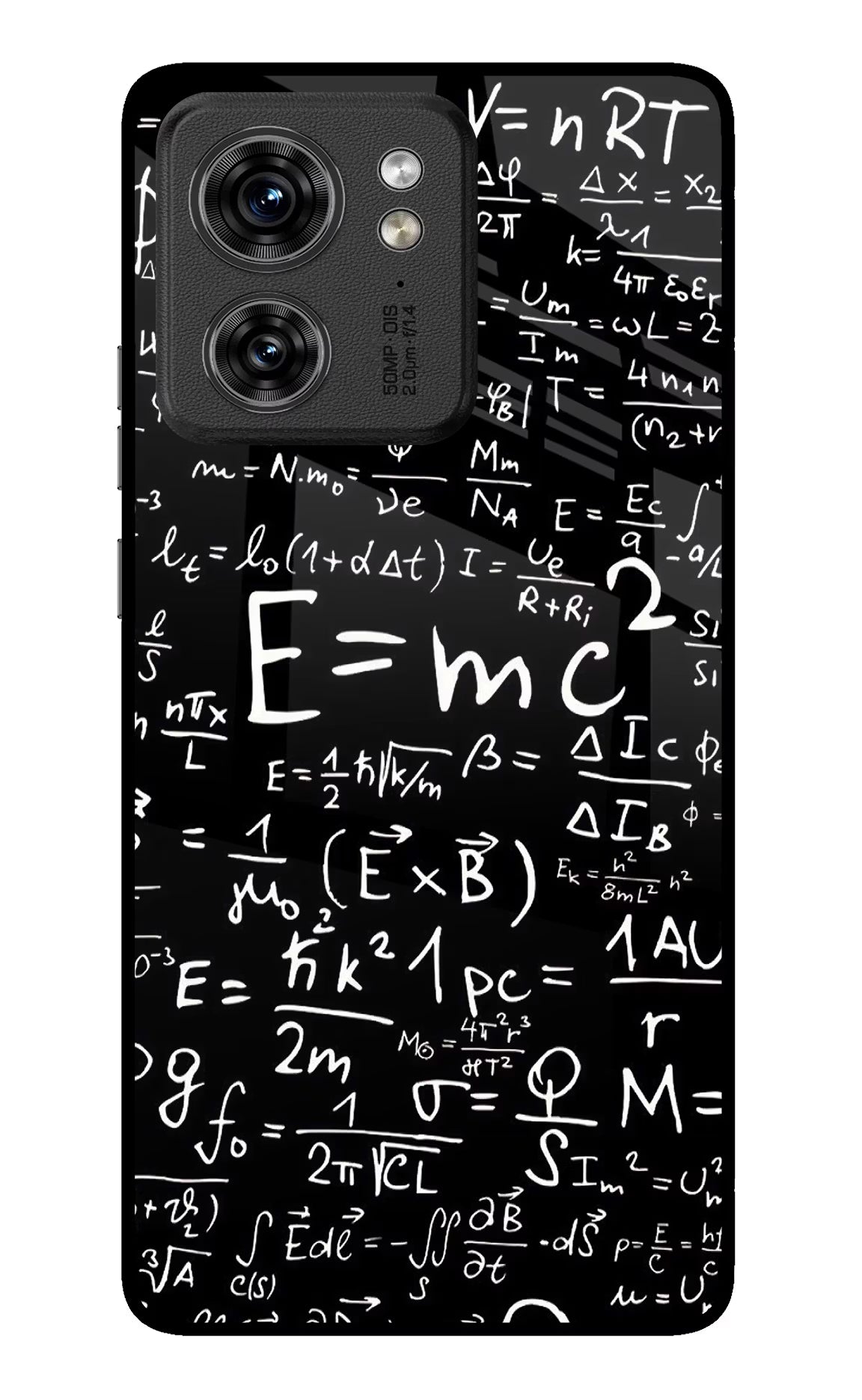 Physics Formula Moto Edge 40 Glass Case