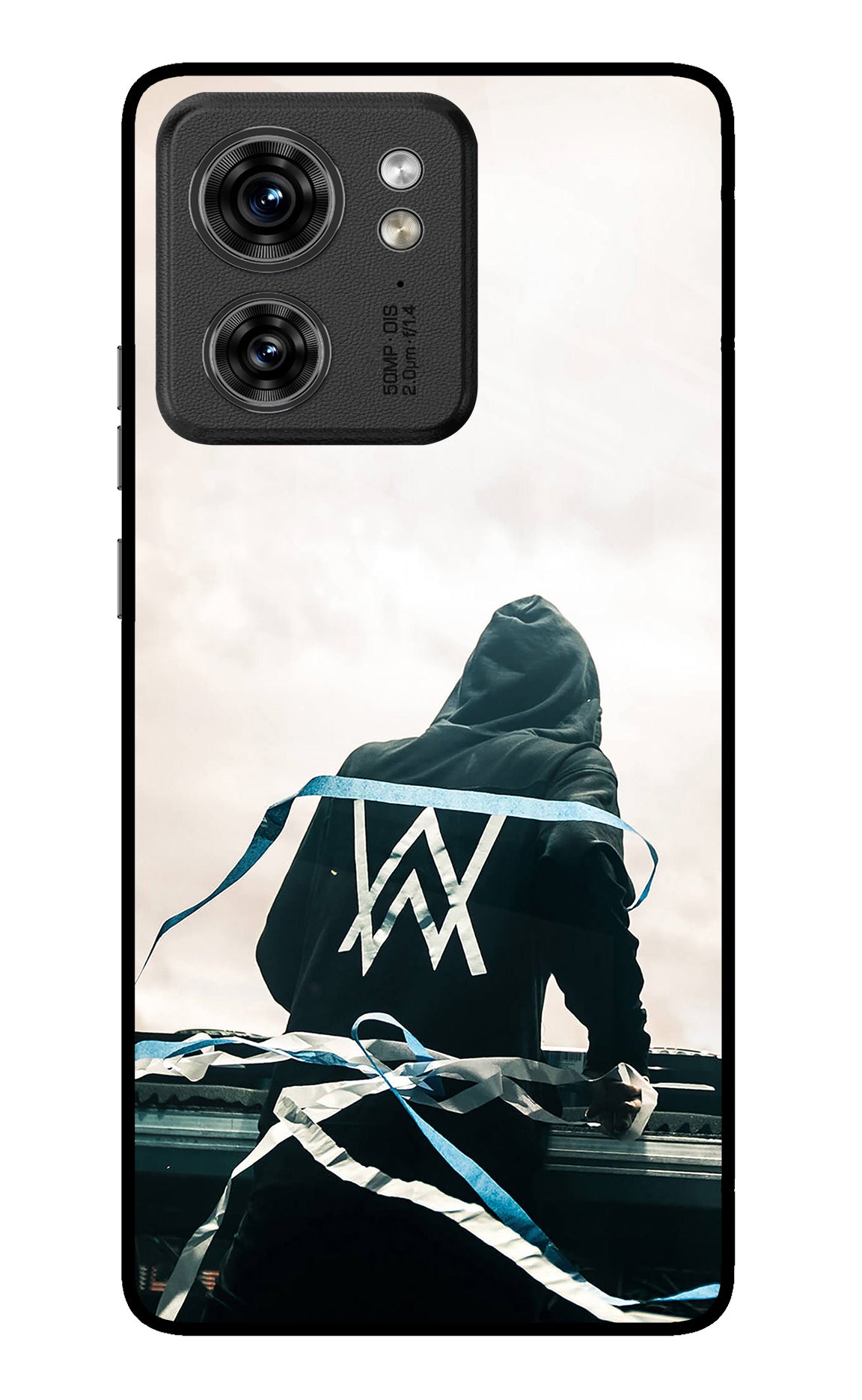 Alan Walker Moto Edge 40 Glass Case