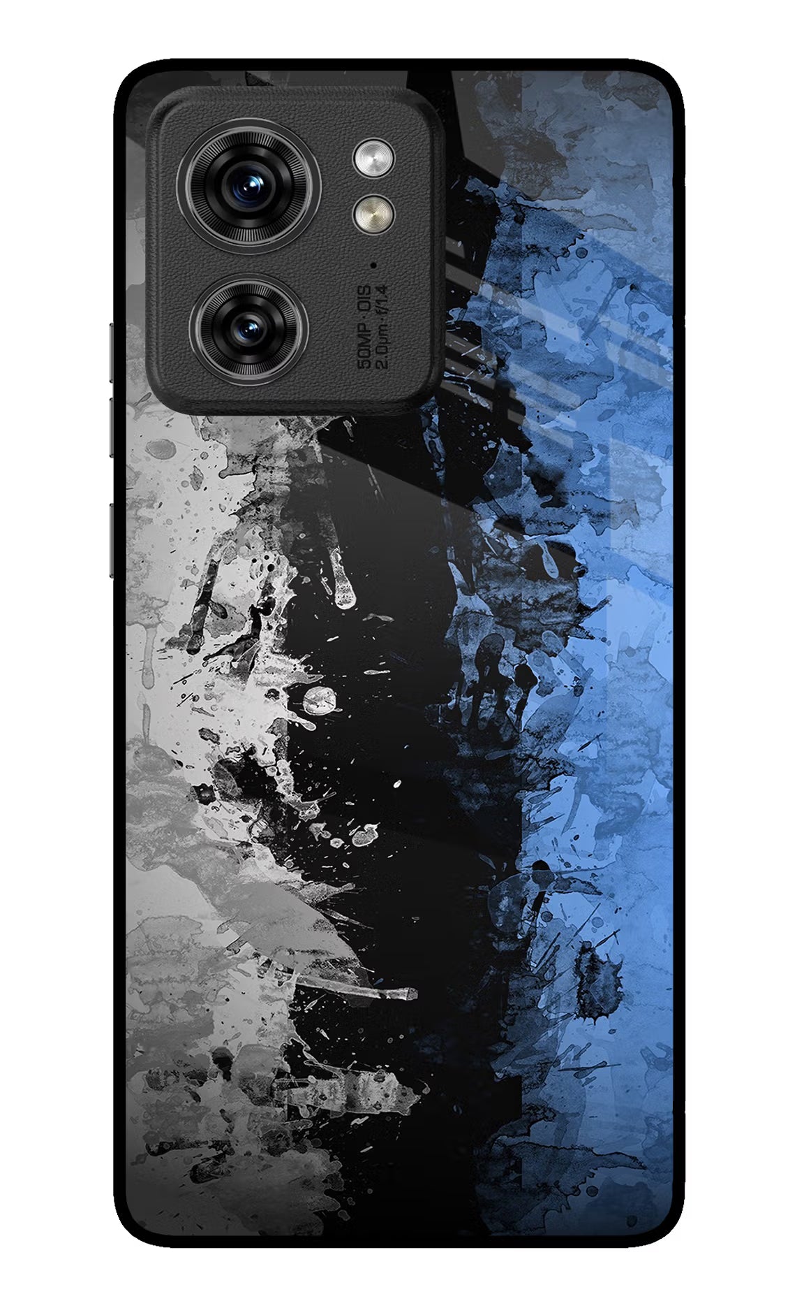 Artistic Design Moto Edge 40 Glass Case Back Cover by Casekaro