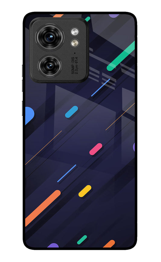 Abstract Design Moto Edge 40 Glass Case