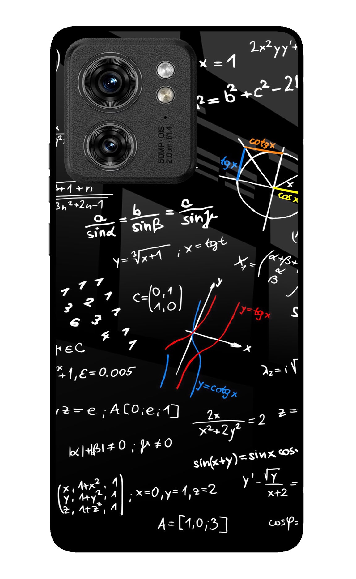 Mathematics Formula Moto Edge 40 Back Cover