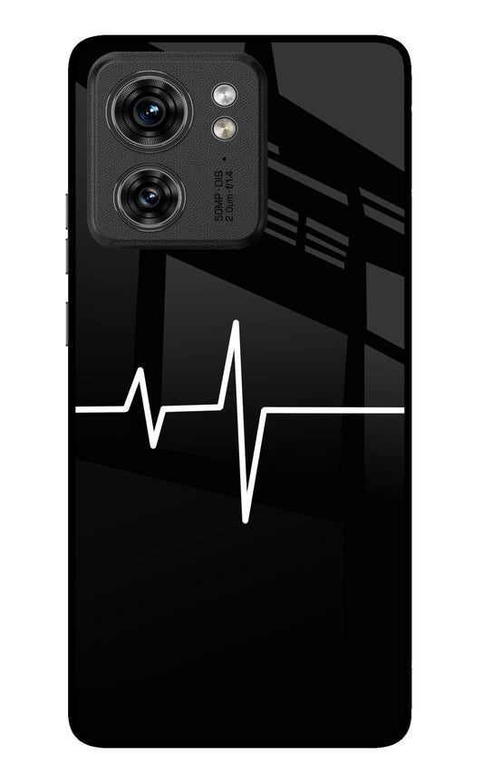 Heart Beats Moto Edge 40 Glass Case