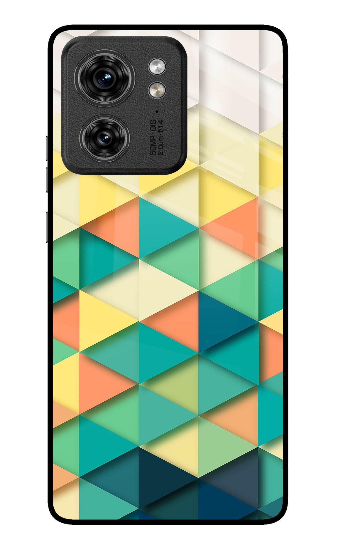 Abstract Moto Edge 40 Glass Case