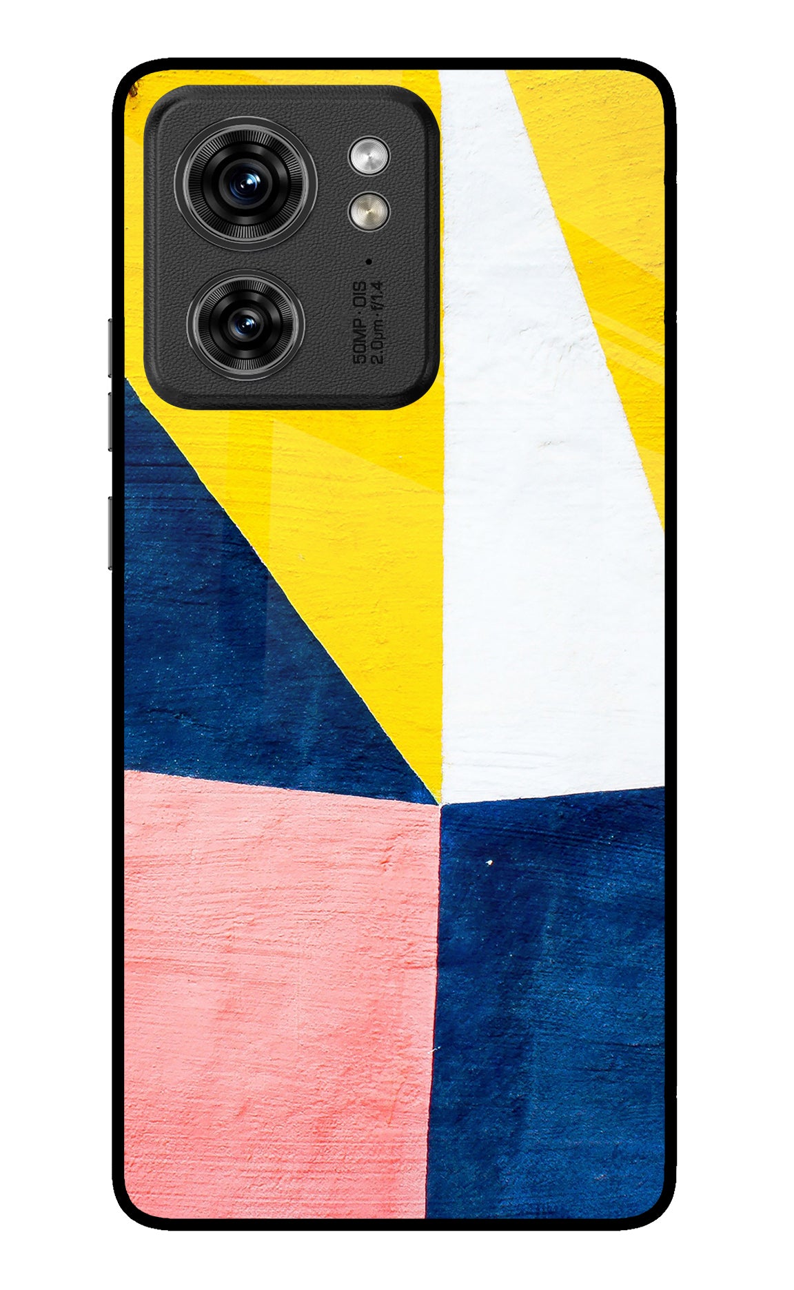 Colourful Art Moto Edge 40 Glass Case