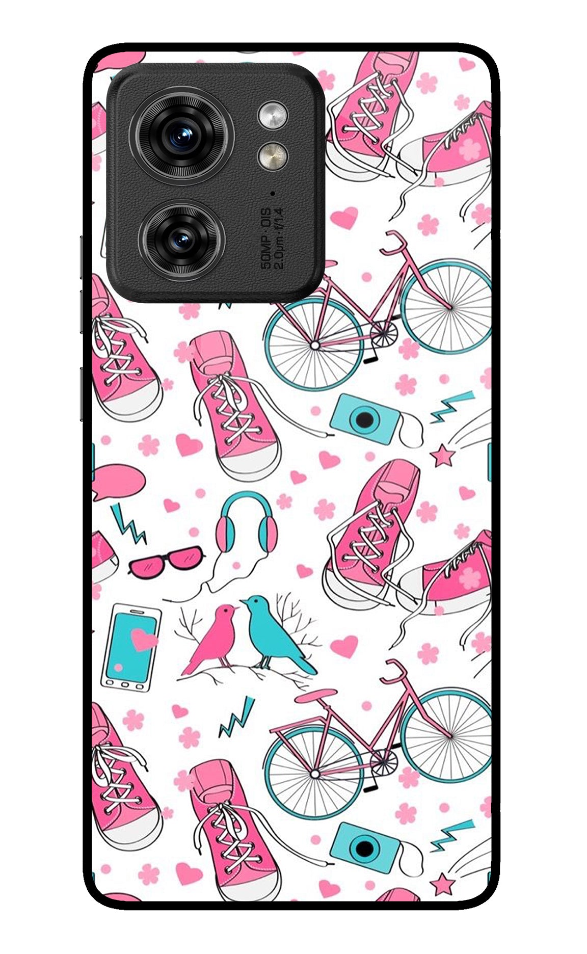 Artwork Moto Edge 40 Glass Case