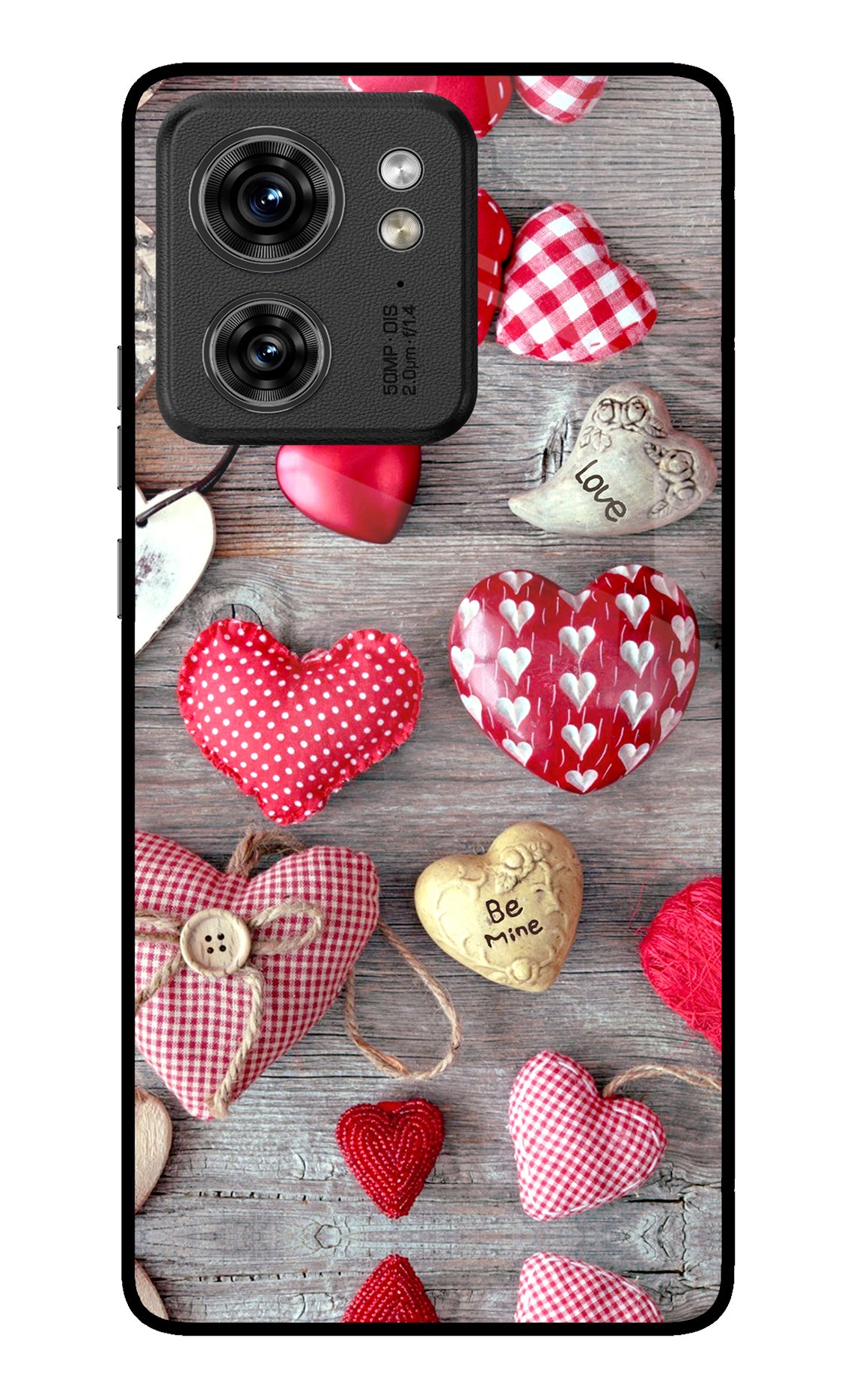 Love Wallpaper Moto Edge 40 Glass Case