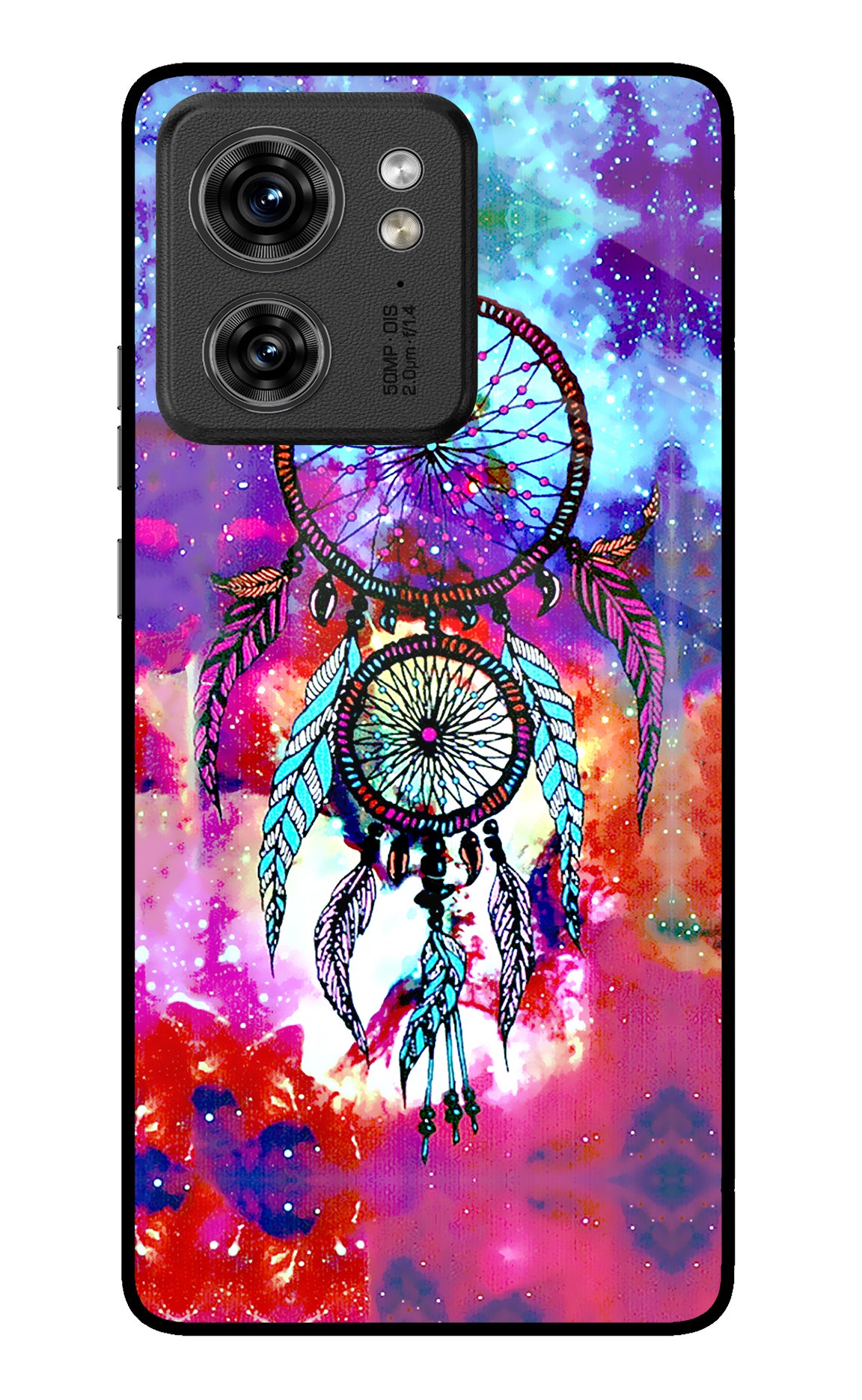 Dream Catcher Abstract Moto Edge 40 Glass Case