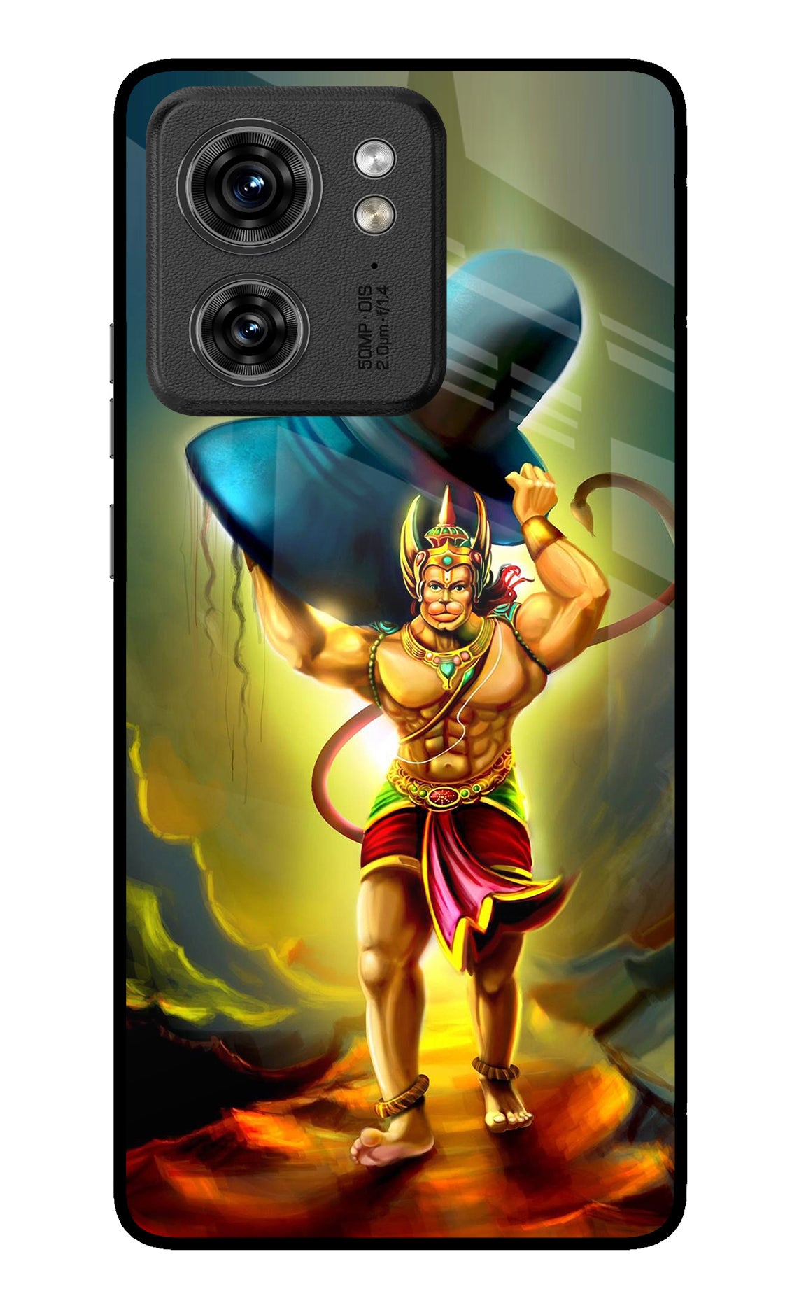 Lord Hanuman Moto Edge 40 Back Cover