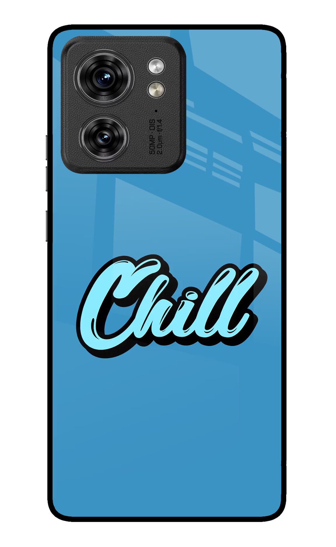 Chill Moto Edge 40 Glass Case Back Cover by Casekaro