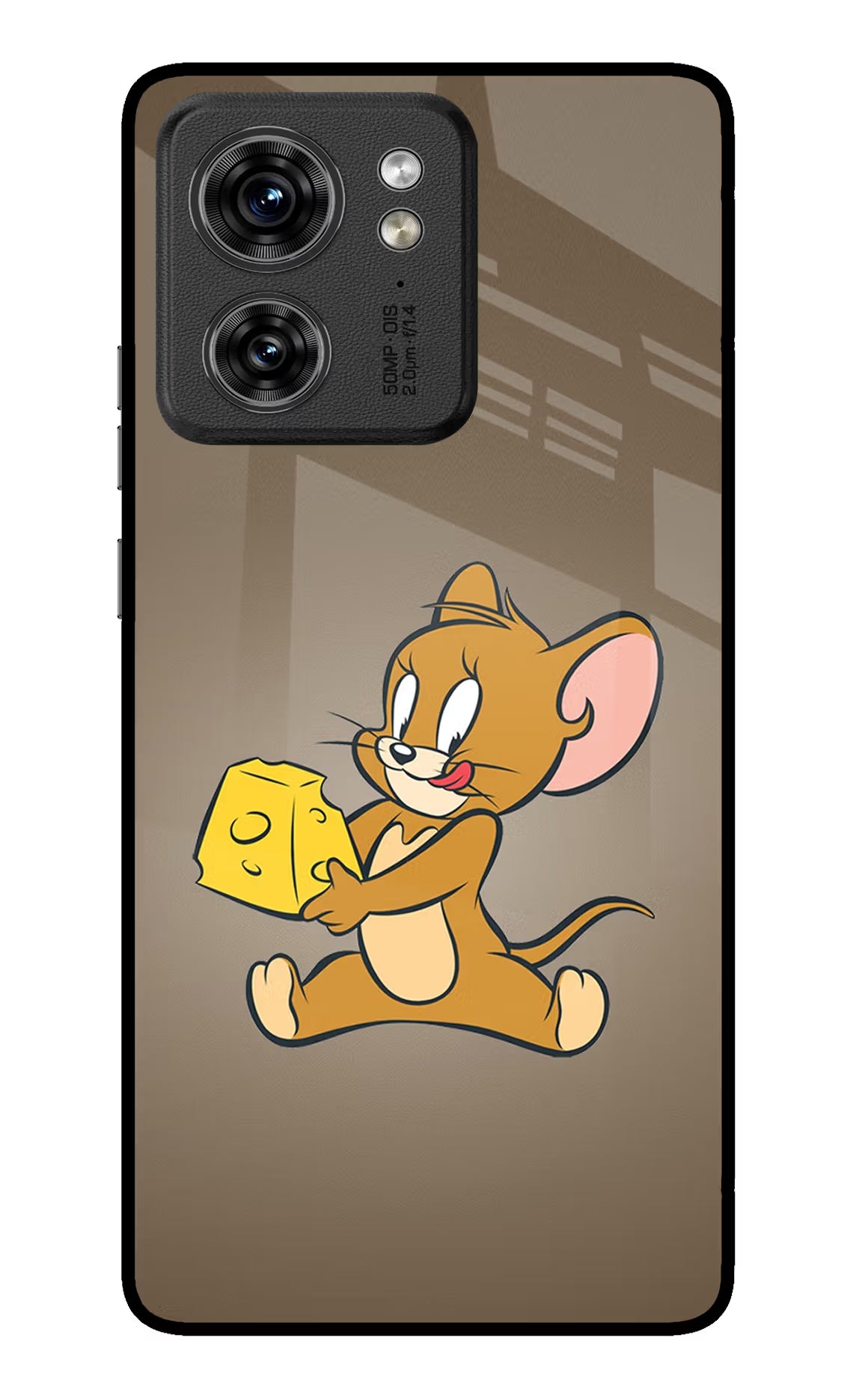 Jerry Moto Edge 40 Glass Case Back Cover by Casekaro