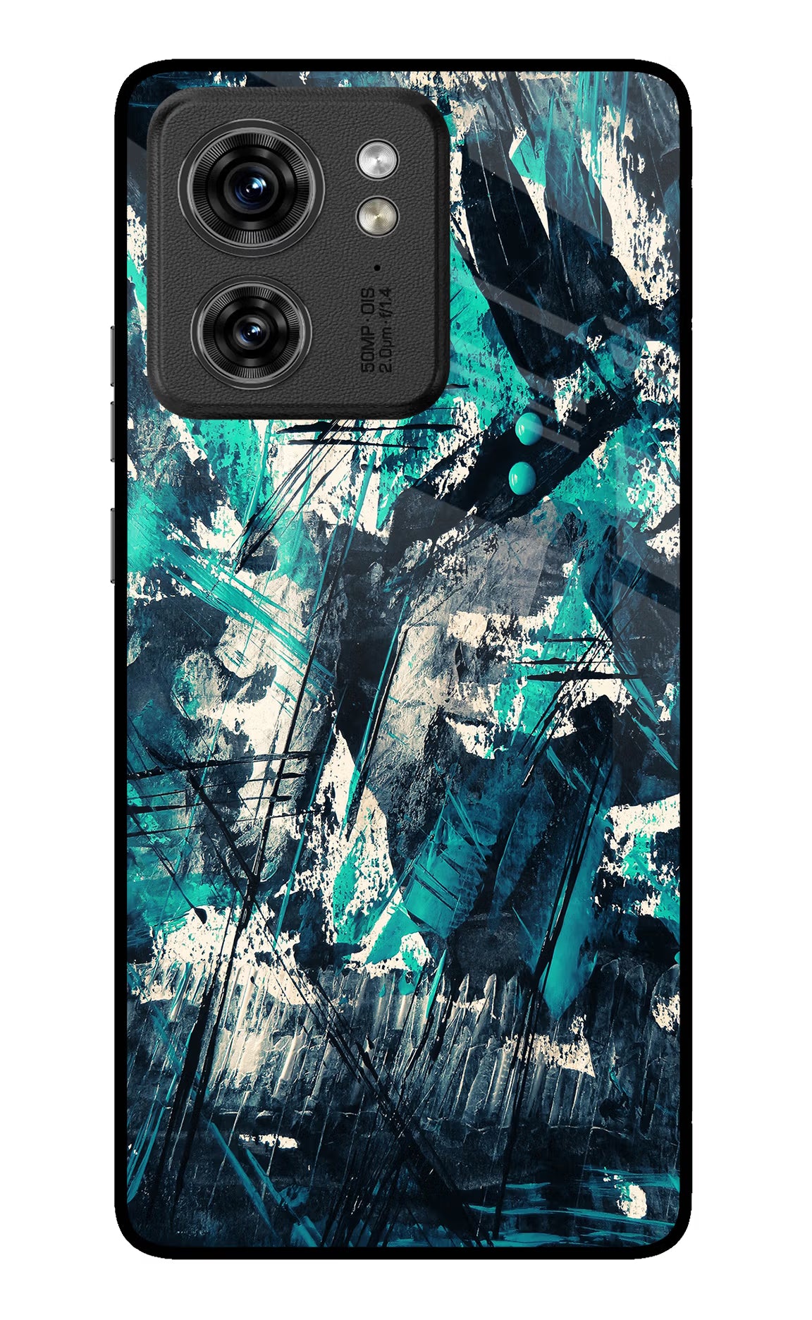 Artwork Moto Edge 40 Glass Case Back Cover by Casekaro