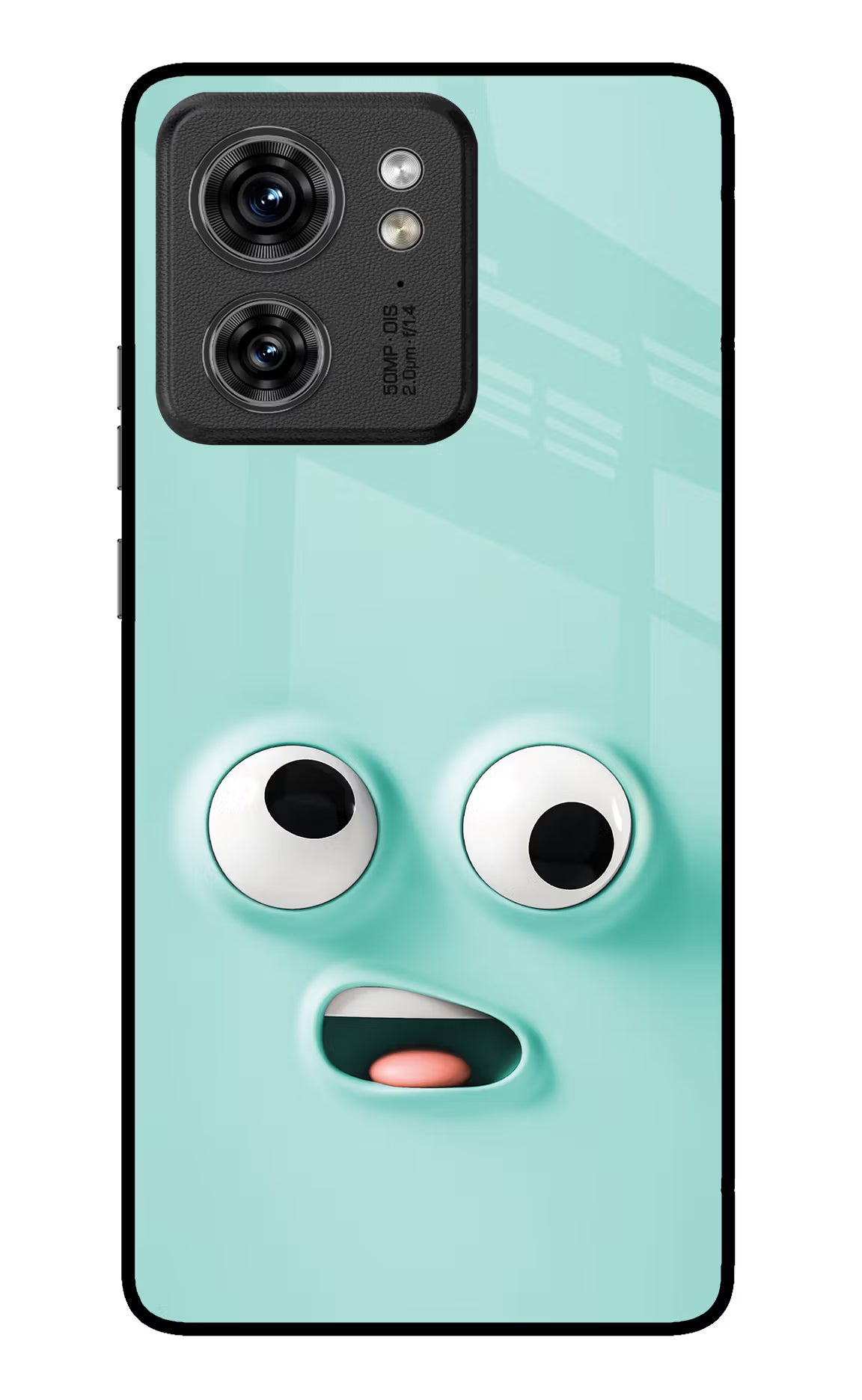 Funny Cartoon Moto Edge 40 Glass Case Back Cover by Casekaro
