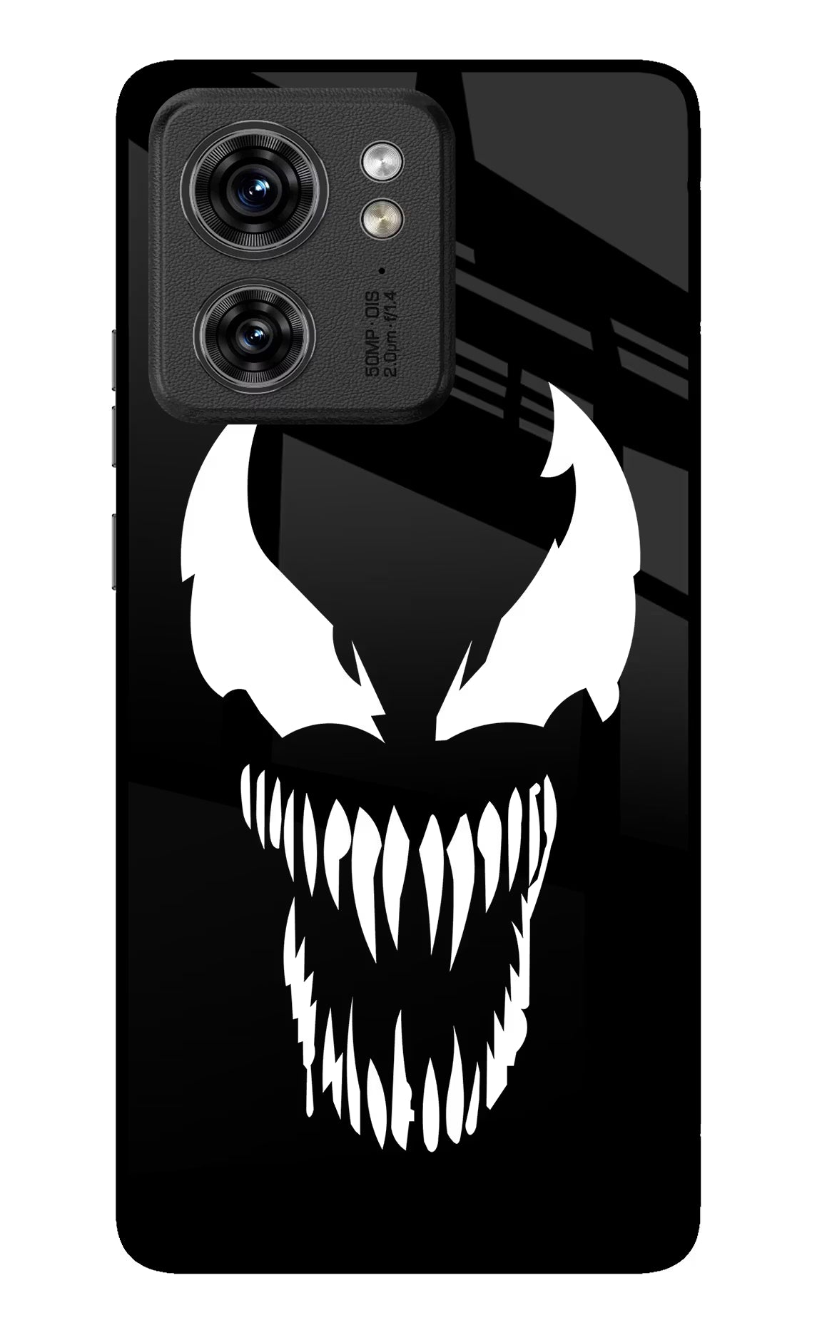 Venom Moto Edge 40 Glass Case Back Cover by Casekaro