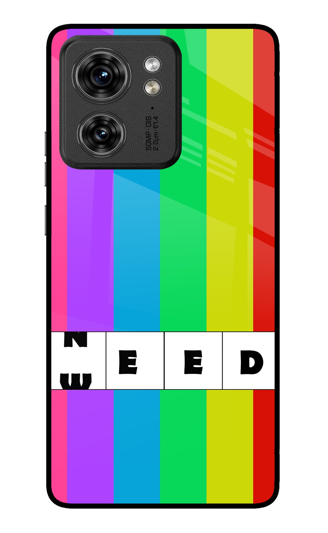 Need Weed Moto Edge 40 Back Cover