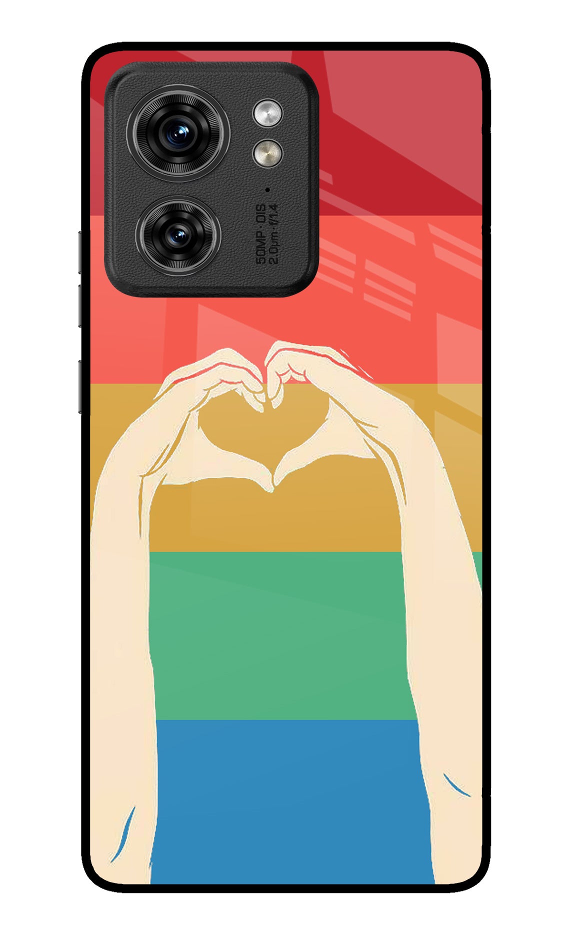 Vintage Love Moto Edge 40 Back Cover