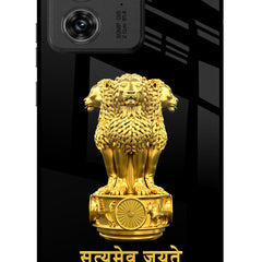 Satyamev Jayate Golden Moto Edge 40 Glass Case