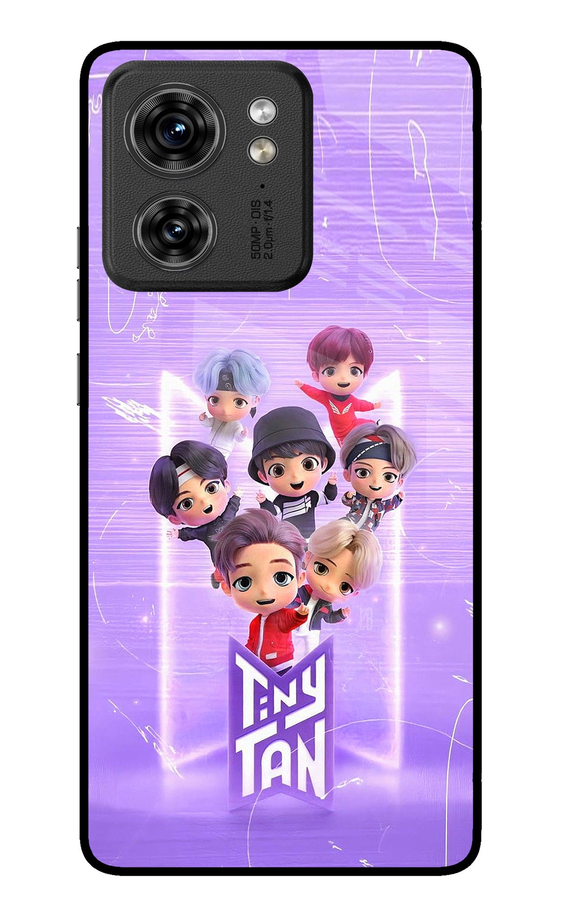 BTS Tiny Tan Moto Edge 40 Glass Case