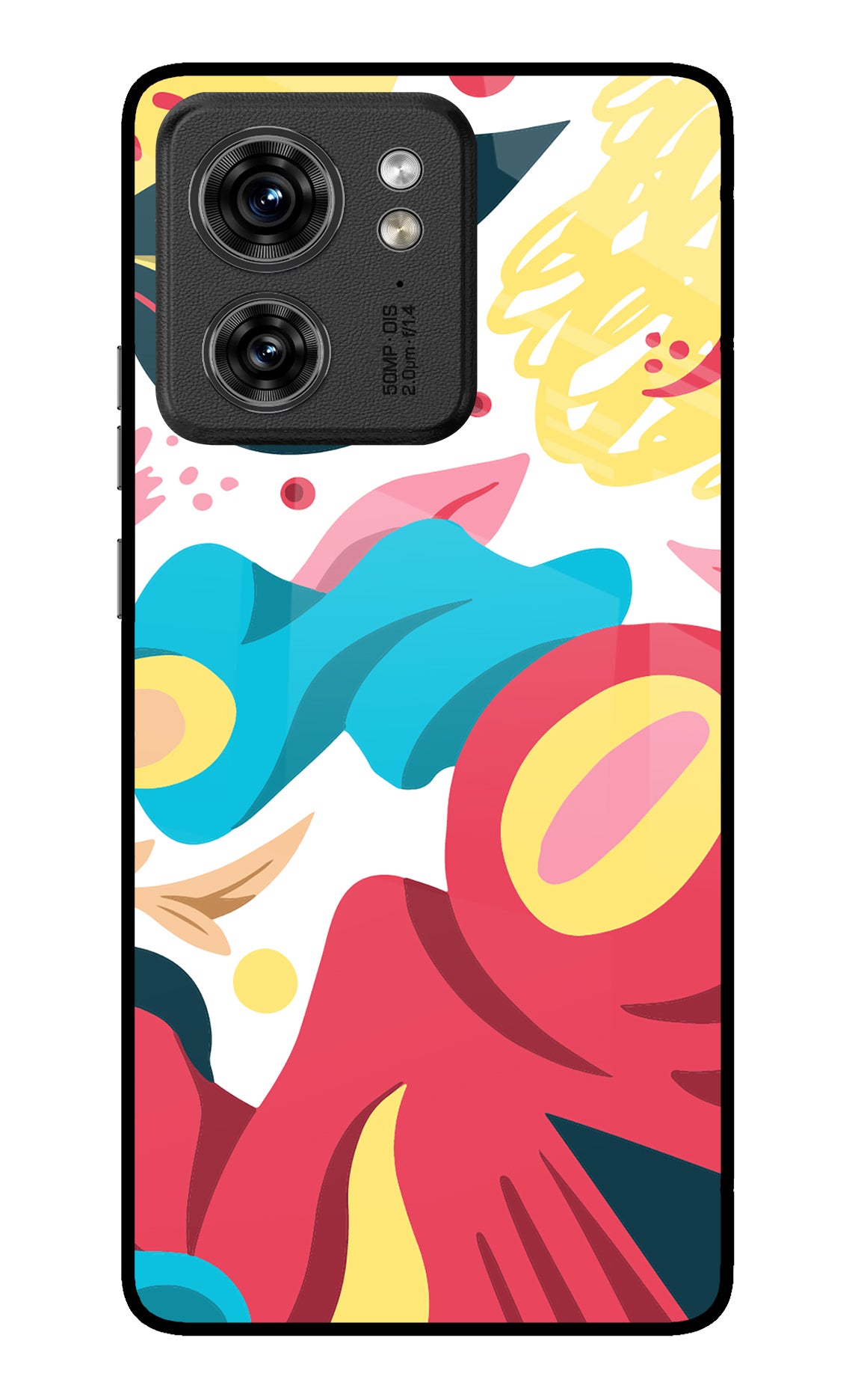 Trippy Art Moto Edge 40 Back Cover