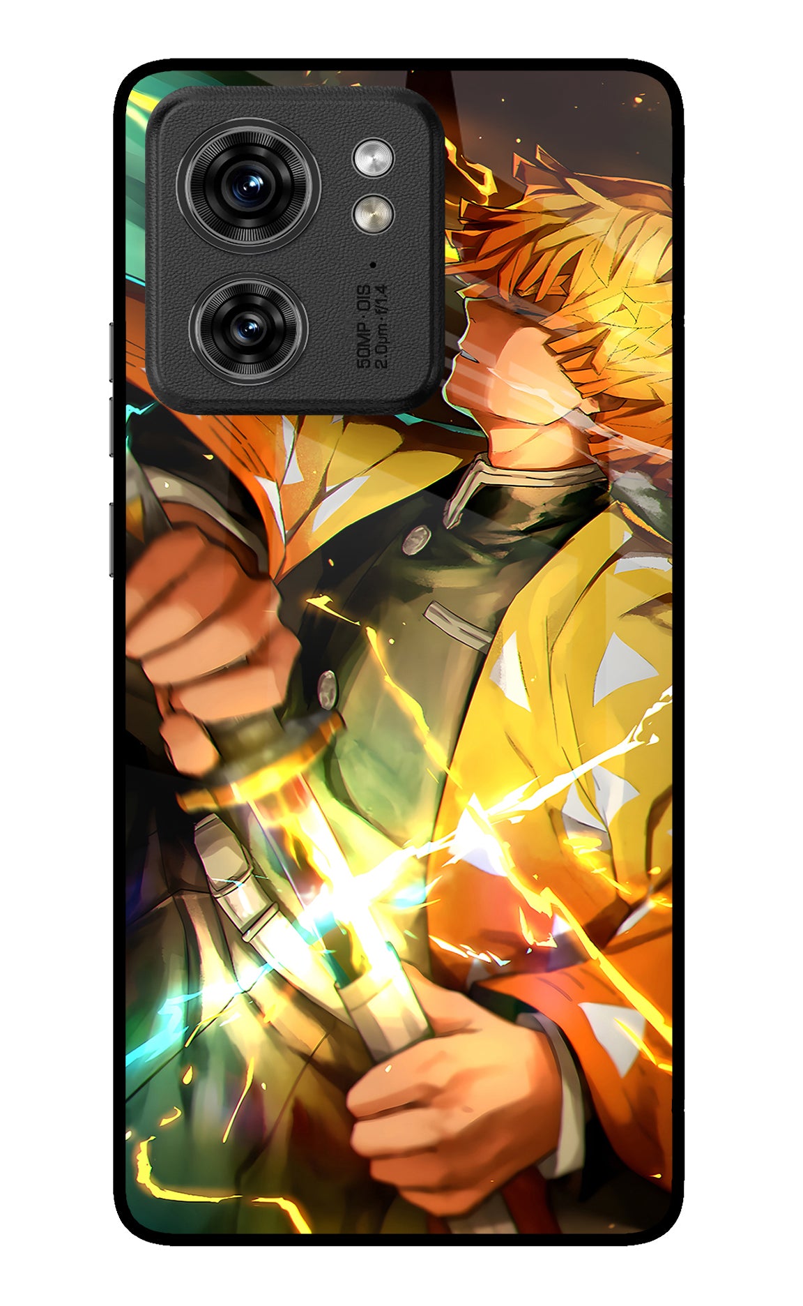 Demon Slayer Moto Edge 40 Glass Case