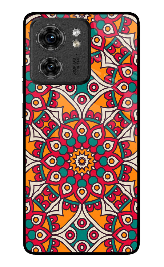 Mandala Art Moto Edge 40 Glass Case