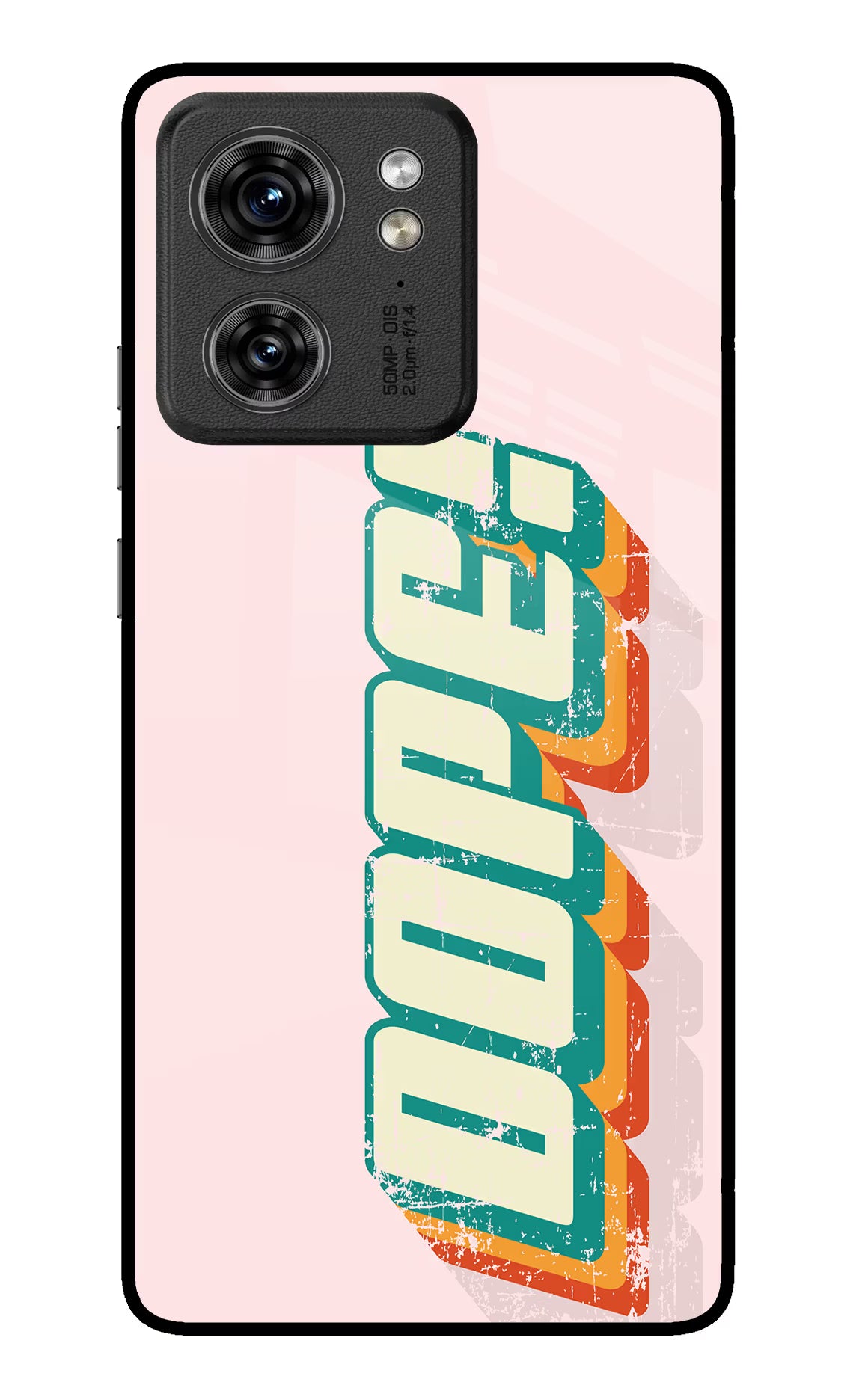 Dope Moto Edge 40 Glass Case Back Cover by Casekaro