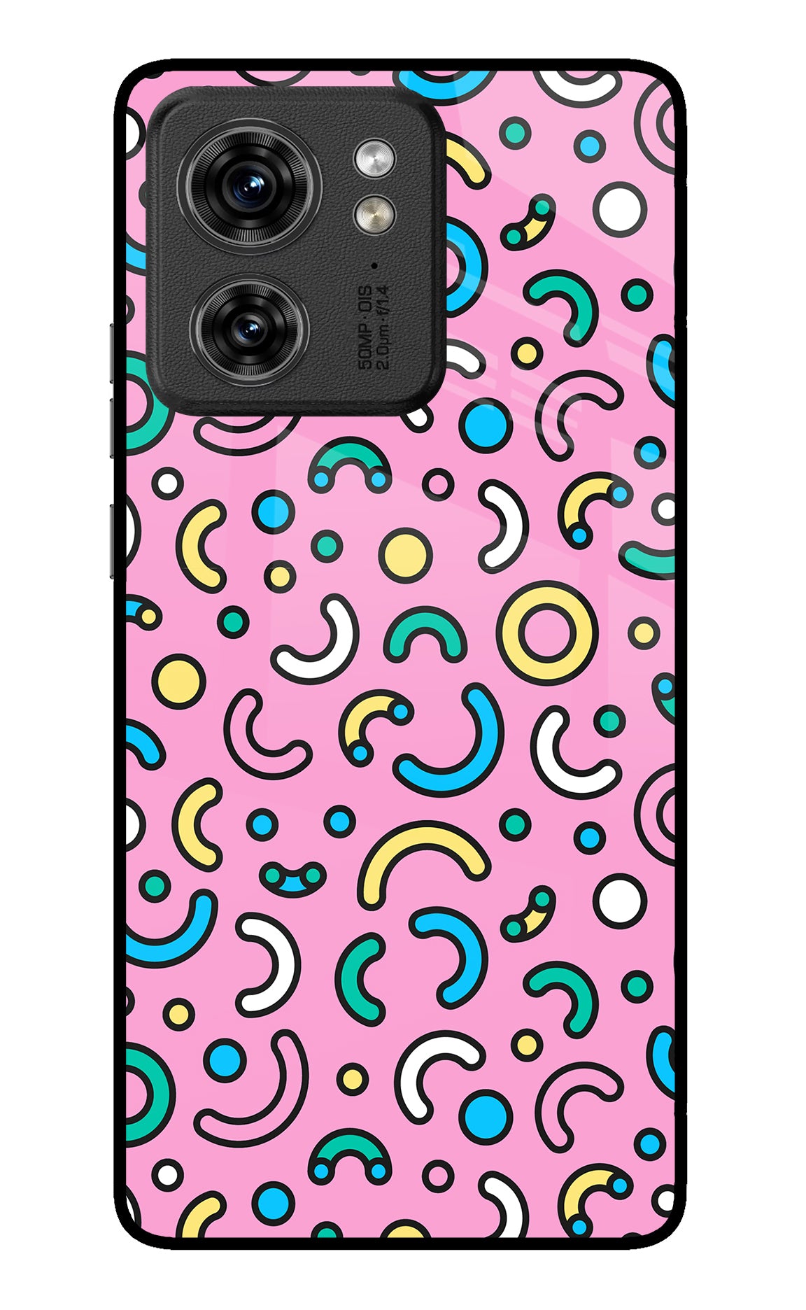 Memphis Design Moto Edge 40 Back Cover