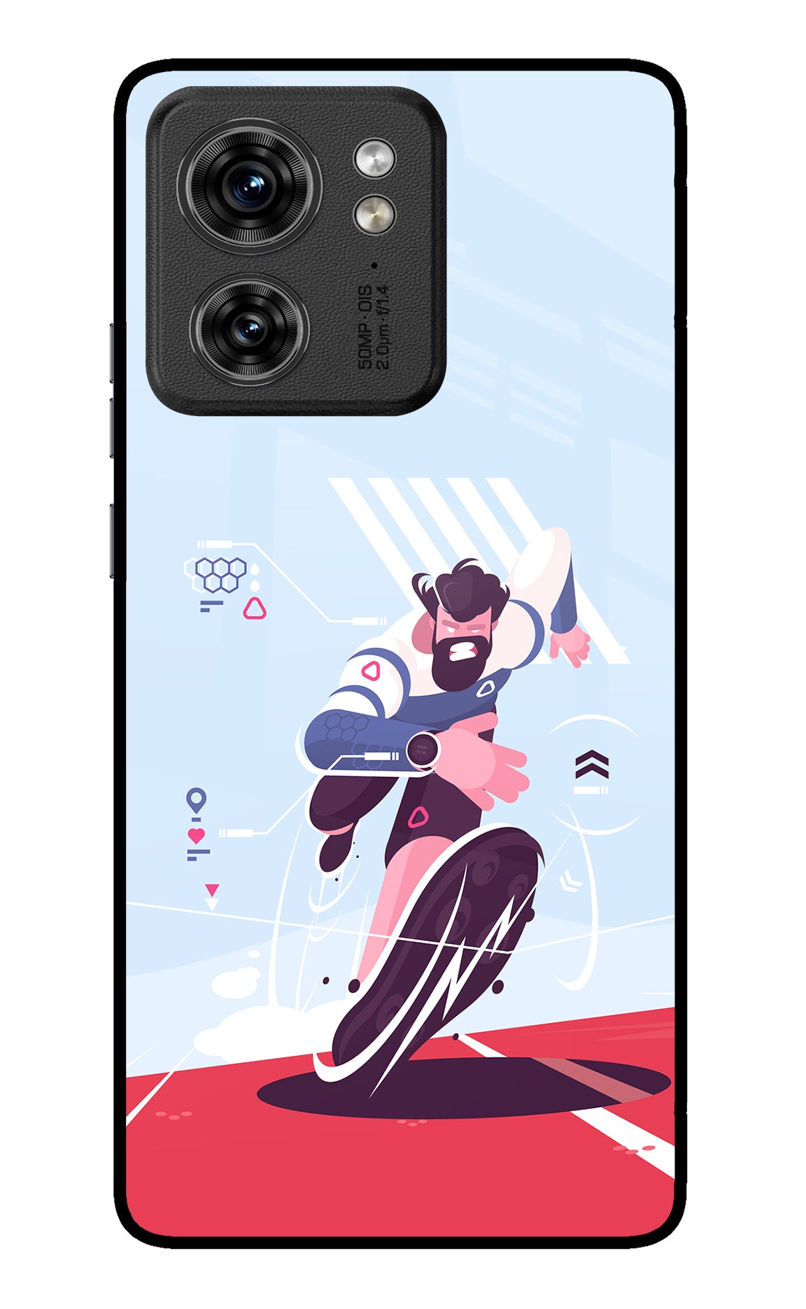 Run Pro Moto Edge 40 Back Cover