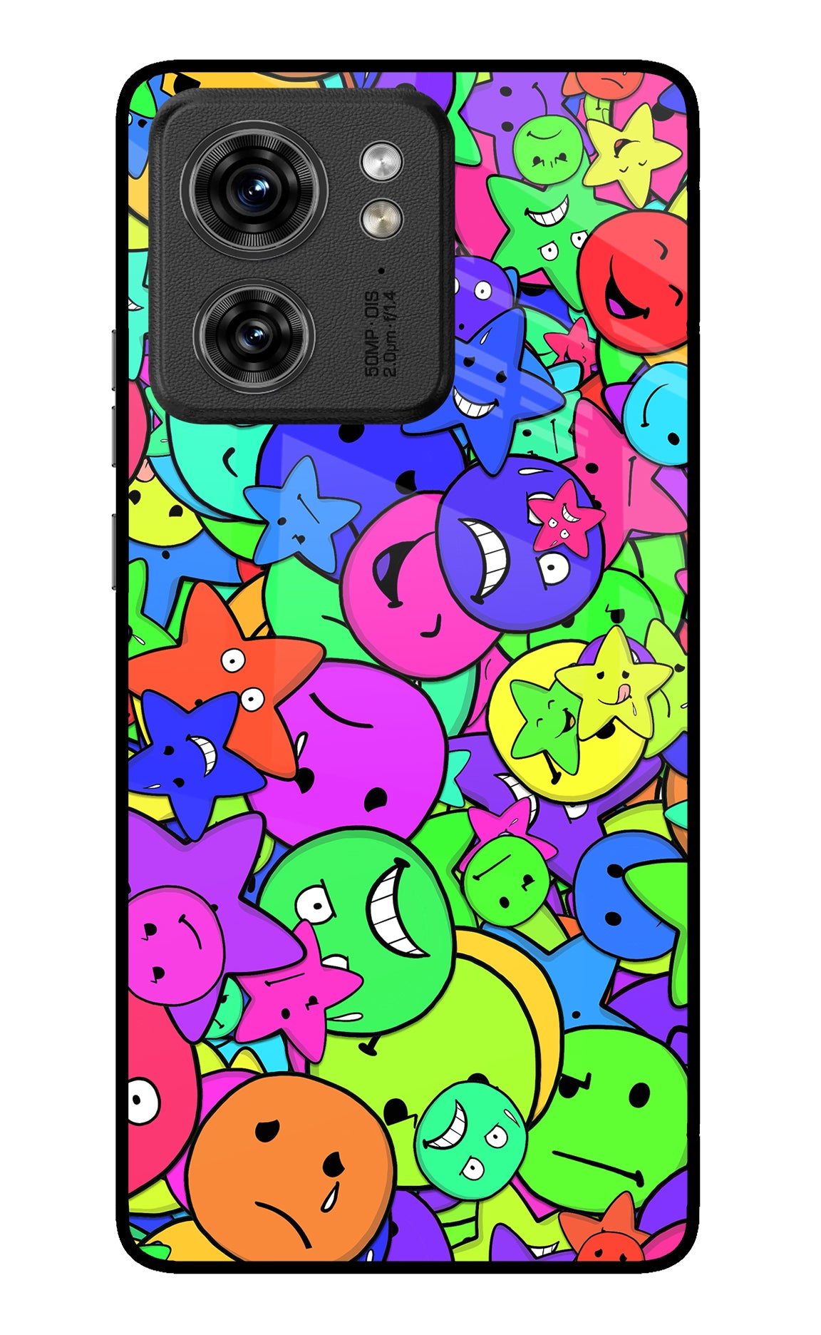 Fun Doodle Moto Edge 40 Glass Case