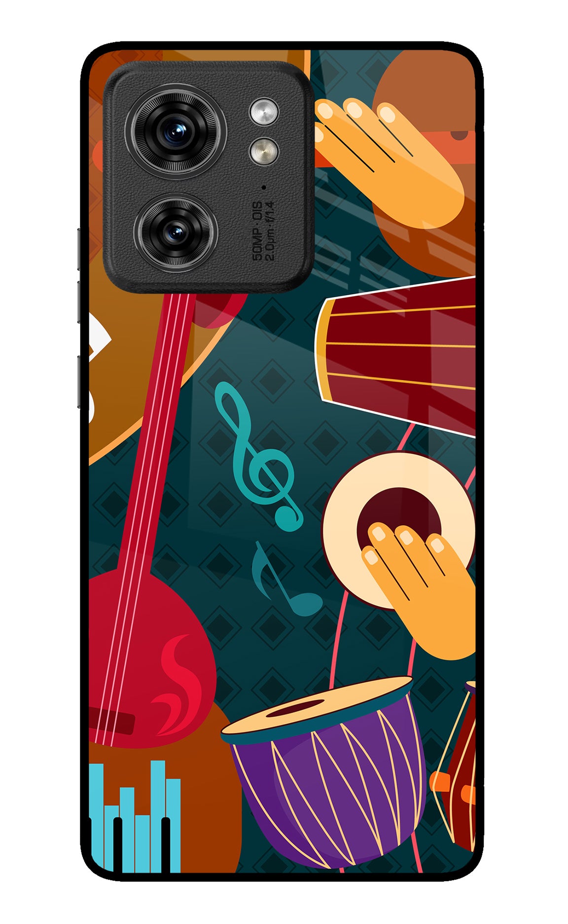 Music Instrument Moto Edge 40 Back Cover