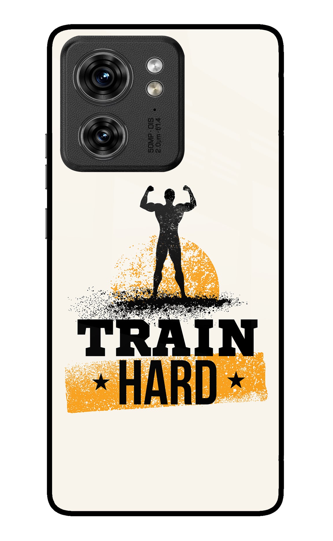 Train Hard Moto Edge 40 Glass Case