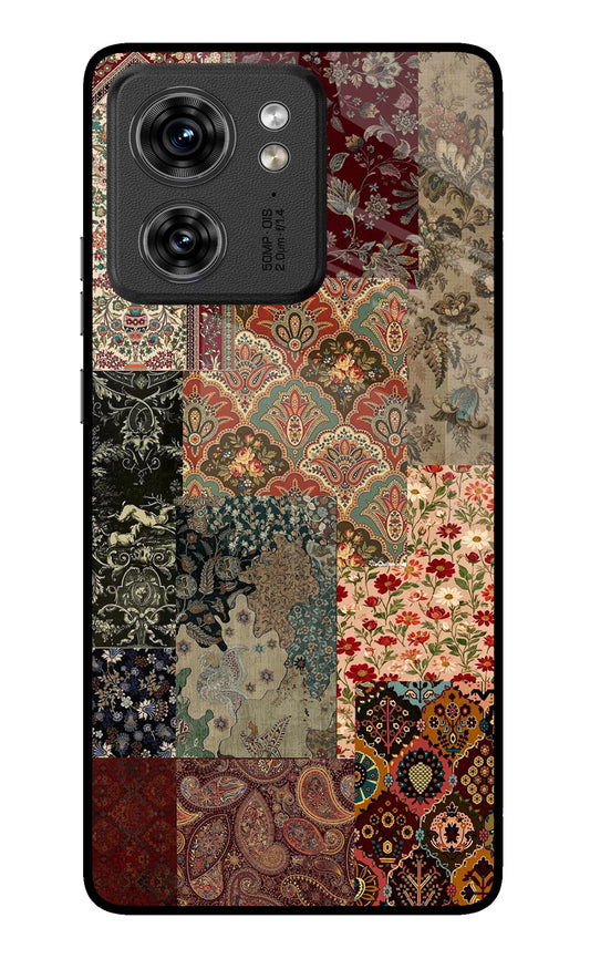 Desi Print Moto Edge 40 Glass Case